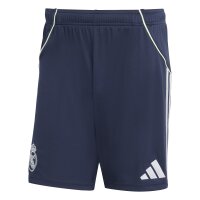 adidas Real Madrid Shorts Away 25/26 Herren - blau/silber