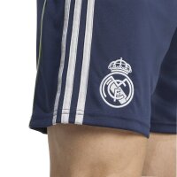 adidas Real Madrid Shorts Away 25/26 Herren - blau/silber