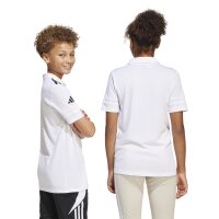 adidas Squadra 25 Cotton Poloshirt Kinder - weiß/schwarz