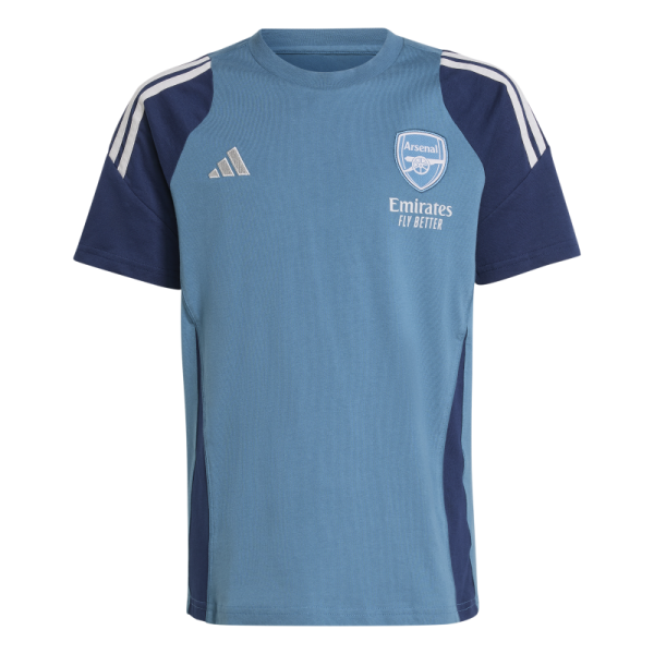 adidas FC Arsenal Tiro 25 Competition Cotton T-Shirt 25/26 Kinder - blau/navy/weiß