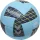 hummel HmlEvolution Energizer AR Handball - light blue/marine/yellow