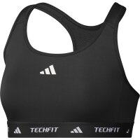 adidas Techfit Sport-BH Damen - schwarz/weiß