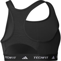 adidas Techfit Sport-BH Damen - schwarz/weiß