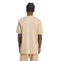 adidas Essentials Linear Single T-Shirt Herren - braun/schwarz - L