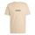 adidas Essentials Linear Single T-Shirt Herren - braun/schwarz - L