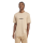 adidas Essentials Linear Single T-Shirt Herren - braun/schwarz - L