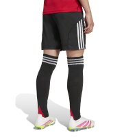 adidas Manchester United Shorts Home 25/26 Kinder - schwarz/weiß