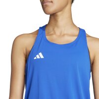 adidas Adizero Essentials Running Tanktop Damen - blau/weiß