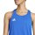 adidas Adizero Essentials Running Tanktop Damen - blau/weiß
