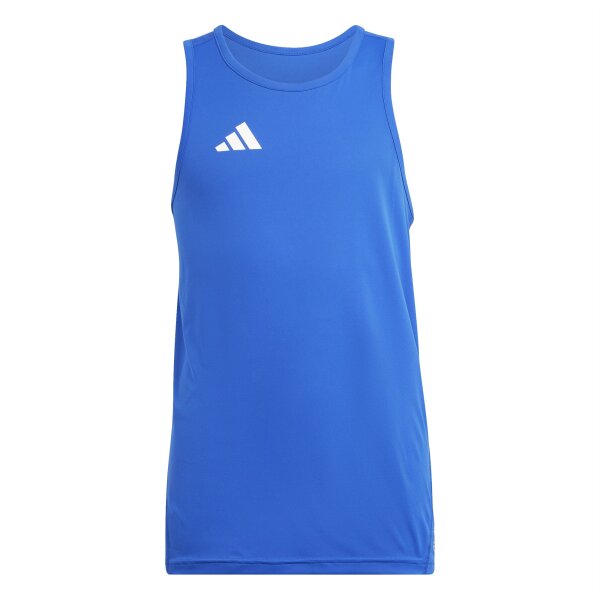 adidas Adizero Team Tanktop Kinder - blau/weiß