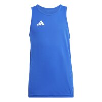 adidas Adizero Team Tanktop Kinder - blau/weiß