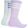 adidas 3-Streifen Cushioned Crew Socken 3er Pack - lila/hellgrün/weiß/blau