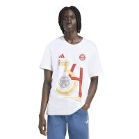 adidas FC Bayern München Championship Winner T-Shirt Herren - weiß/gold/rot