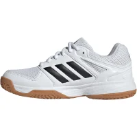 adidas Speedcourt Hallenschuhe Kinder - weiß/schwarz