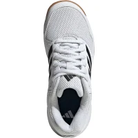 adidas Speedcourt Hallenschuhe Kinder - weiß/schwarz