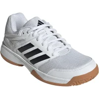 adidas Speedcourt Hallenschuhe Kinder - weiß/schwarz