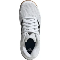 adidas Speedcourt Hallenschuhe Kinder - weiß/schwarz - 34