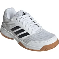 adidas Speedcourt Hallenschuhe Kinder - weiß/schwarz - 34