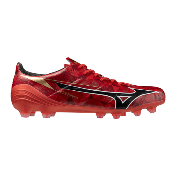 Mizuno Alpha II Elite FG Herren - rot/schwarz/gold