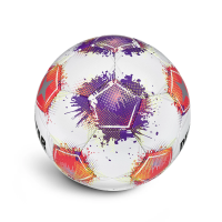 Derbystar Bundesliga Brilliant TT v25 Fußball Gr.5 - weiß/lila/rot