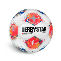 Derbystar Bundesliga Brilliant Replica v25 Fußball - weiß/blau/rot