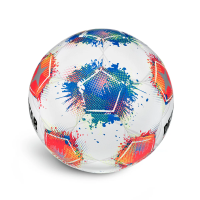 Derbystar Bundesliga Brilliant Replica v25 Fußball - weiß/blau/rot