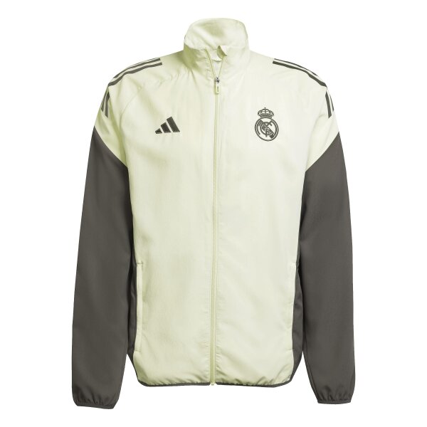 adidas Real Madrid Tiro 25 Competition Präsentationsjacke 25/26 Herren - grün/grau