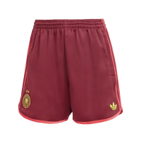 adidas DFB Shorts EURO25 Damen - dunkelrot/rosa/gelb