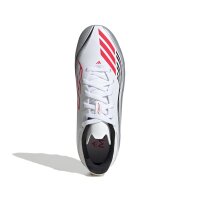 adidas F50 Messi League MG Fußballschuhe Kinder - weiß/silber/schwarz/rot