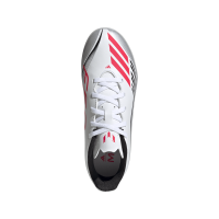 adidas F50 Messi Club TF Kinder - weiß/silber/schwarz/rot