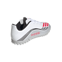 adidas F50 Messi Club TF Kinder - weiß/silber/schwarz/rot