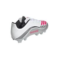 adidas F50 Messi Club FG/MG Kinder - wei&szlig;/silber/schwarz/rot