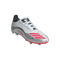 adidas F50 Messi Elite FG Fußballschuhe Kinder - weiß/silber/schwarz/rot