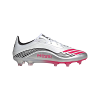 adidas F50 Messi Pro FG Fußballschuhe Herren - weiß/silber/schwarz/rot