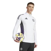 adidas Manchester United Tiro 25 Competition Trainingstop 25/26 Herren - weiß/schwarz/lila