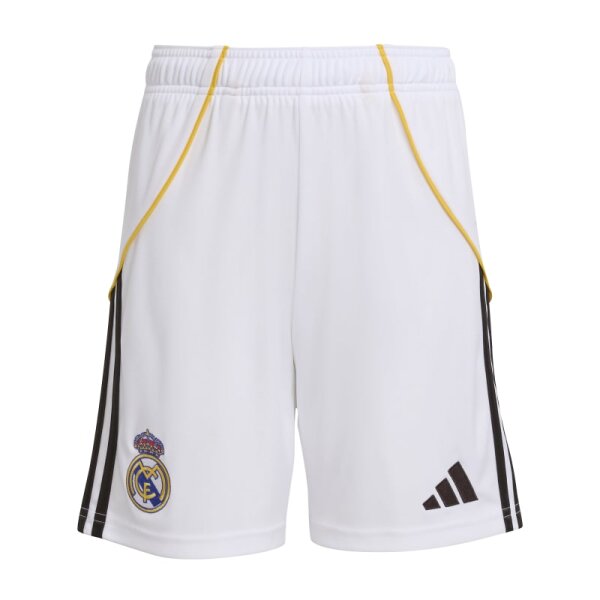 adidas Real Madrid Shorts Home 25/26 Kinder - weiß/schwarz