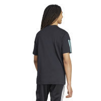 adidas Color Script Graphic T-Shirt Herren - schwarz/hellblau