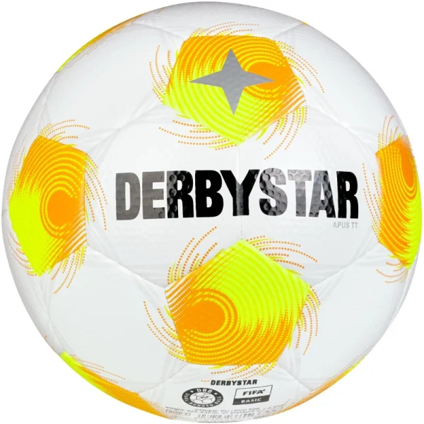 Derbystar Apus DB Fußball Trainingsball Gr.5 - weiß/gelb