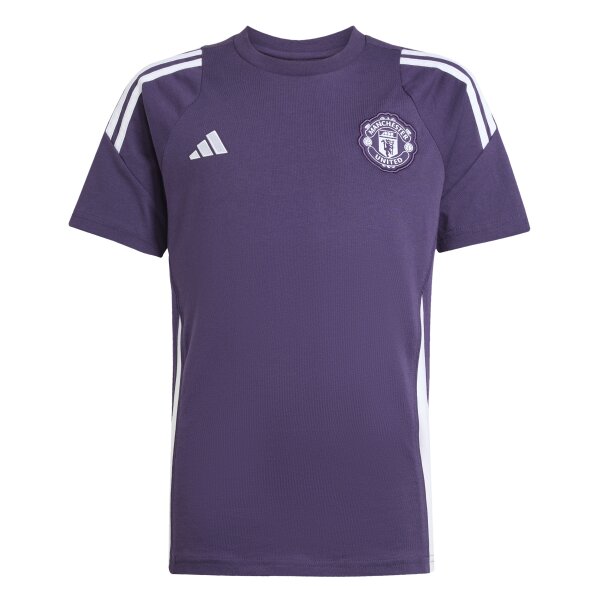 adidas Manchester United Tiro 25 Competition Cotton T-Shirt 25/26 Kinder - lila/weiß
