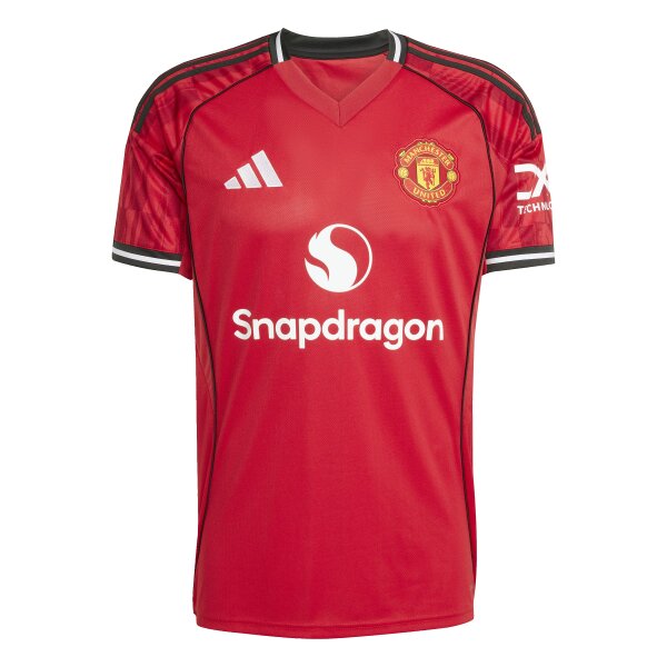 adidas Manchester United Trikot Home 25/26 Herren - rot/schwarz/weiß