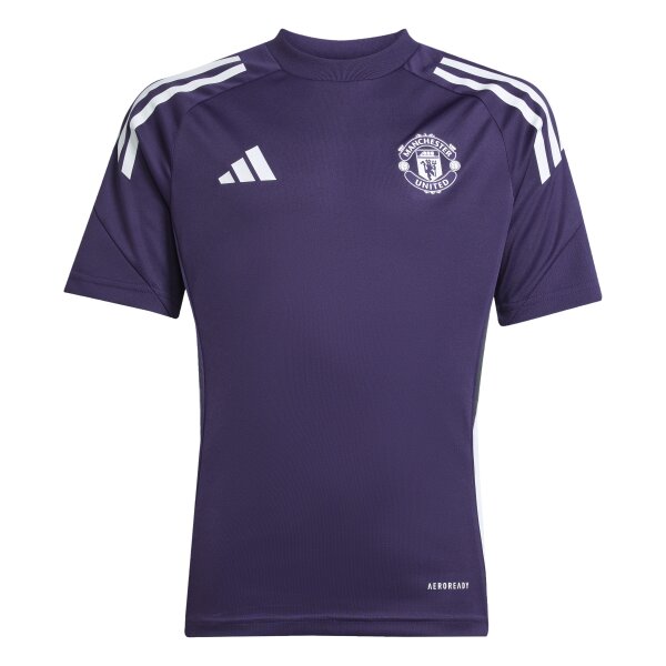 adidas Manchester United Tiro 25 Competitio Trainingstrikot 25/26 Kinder - lila/weiß