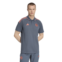 adidas FC Bayern München Tiro 25 Competition Poloshirt 25/26 Herren - grau/orange