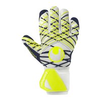 uhlsport Absolutgrip HN Pro Torwarthandschuhe - weiß/schwarz/gelb
