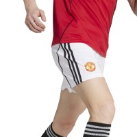 adidas Manchester United Shorts Home 25/26 Herren - weiß/schwarz