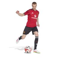 adidas Manchester United Shorts Home 25/26 Herren - schwarz/weiß