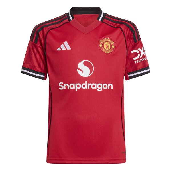 adidas Manchester United Trikot Home 25/26 Kinder - rot/schwarz/weiß