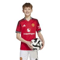 adidas Manchester United Trikot Home 25/26 Kinder - rot/schwarz/weiß