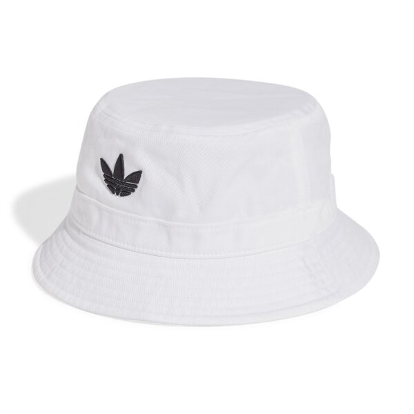 adidas Originals Adicolor Trefoil Fischerhut - weiß/schwarz