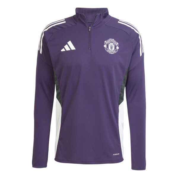 adidas Manchester United Tiro 25 Competition Trainingstop 25/26 Herren - lila/weiß/schwarz