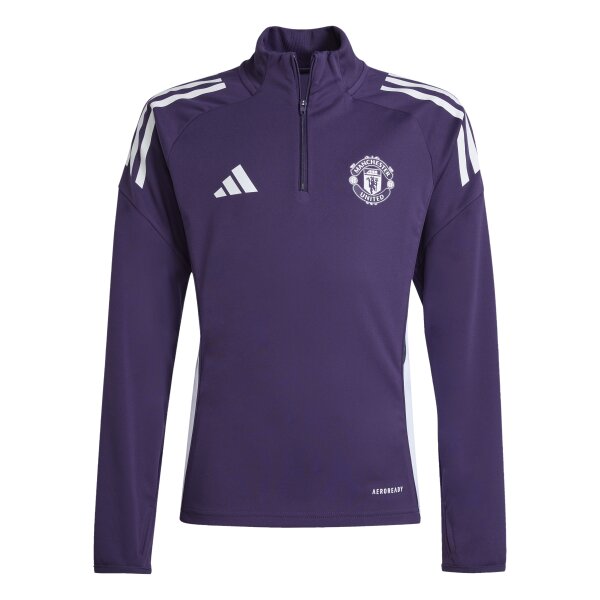 adidas Manchester United Tiro 25 Competitio Trainingstop 25/26 Kinder - lila/weiß/schwarz